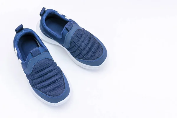 Scarpe Ginnastica Blu Set Vestiti Bambini Accessori Primavera Autunno Estate — Foto Stock