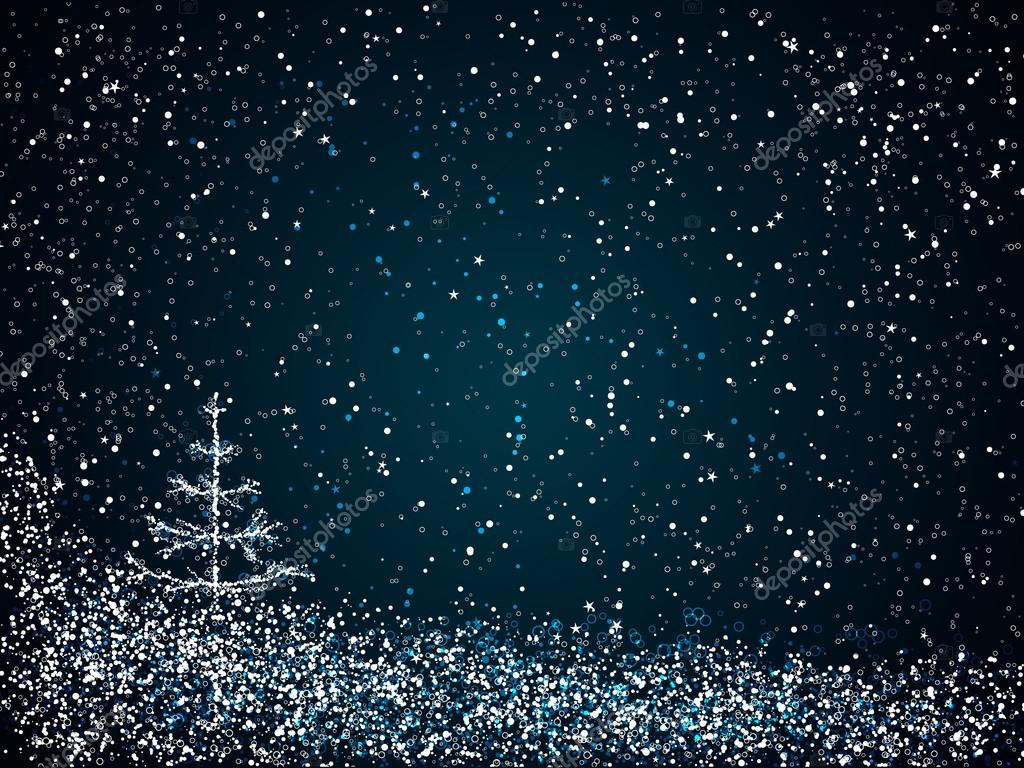 Dark blue christmas background Stock Vector Image by ©lena_laska #14092120