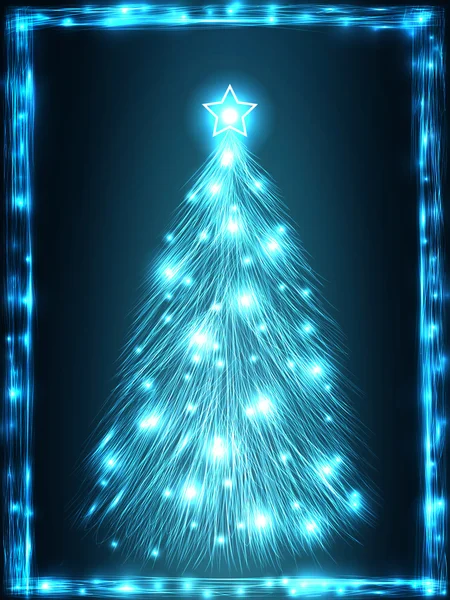 Arbre de Noël — Image vectorielle