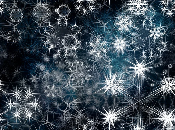 Flocons de neige sans couture — Image vectorielle