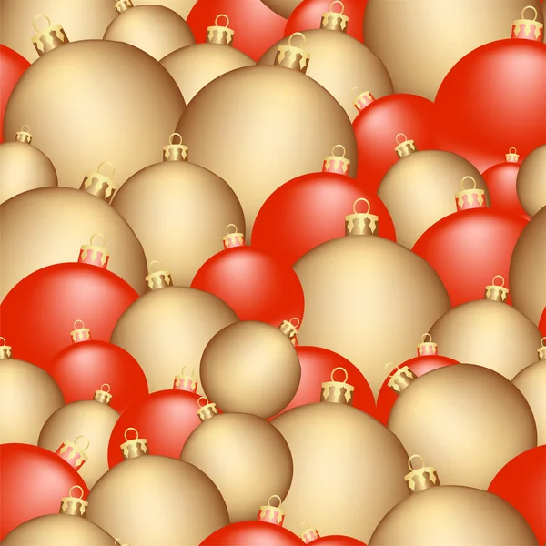 Dikişsiz Noel topları — Stok Vektör