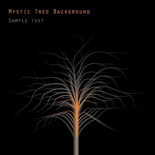 Mystic albero di sfondo — Vettoriale Stock