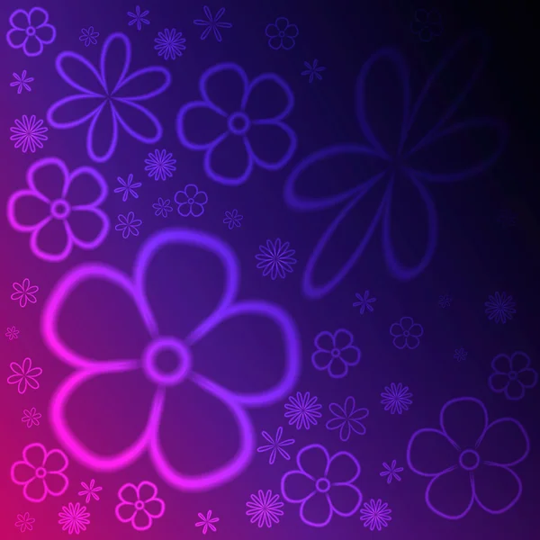 抽象的な花 backdround — ストックベクタ