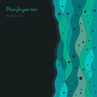 Soyut dalgalı arkaplan