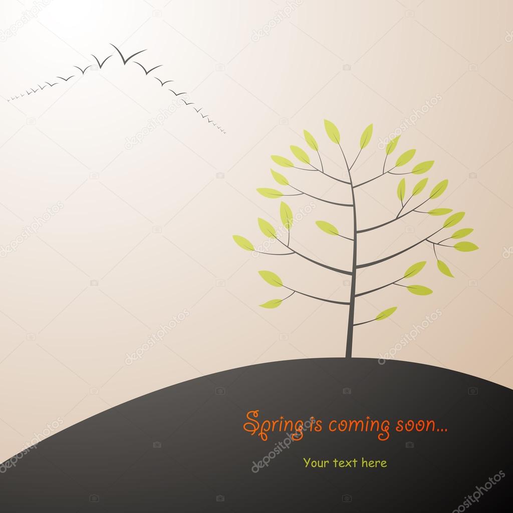 spring tree background