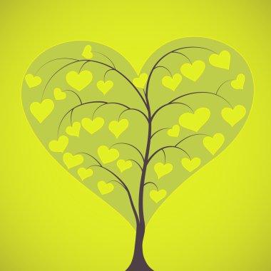 ağaç şekilli kalp