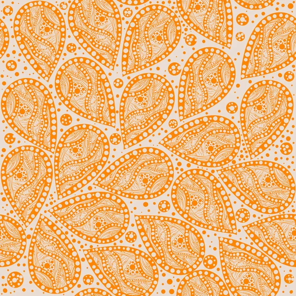 Orange seamless pattern — Stock Vector