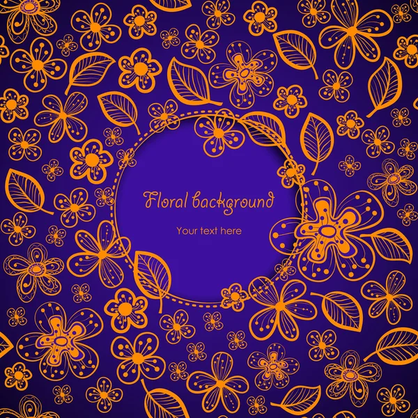 Floral background — Stock Vector