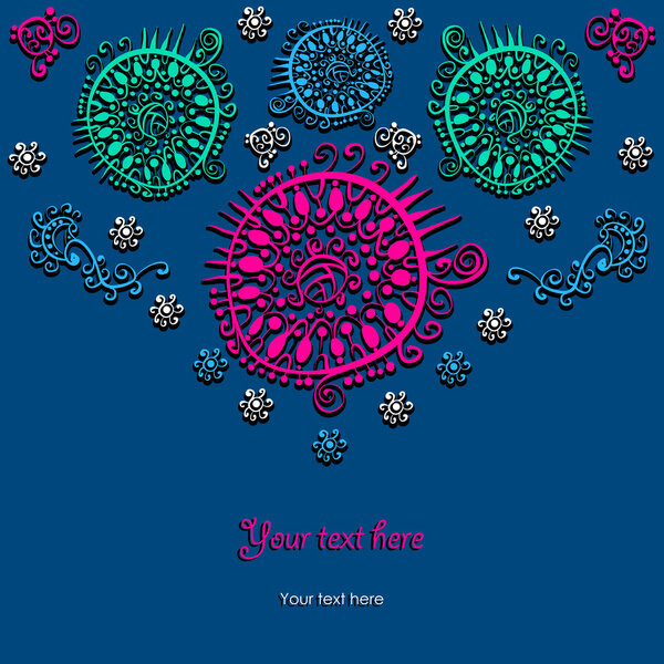 фон с абстрактными рисунками
