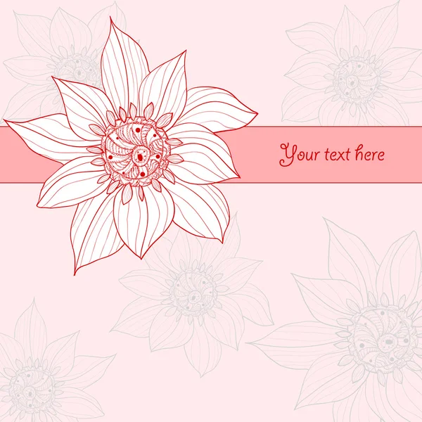 Fondo floral — Vector de stock