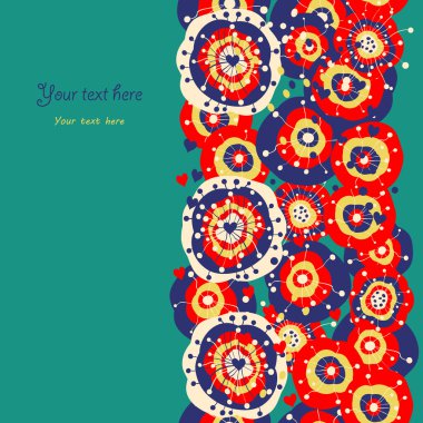 soyut renkli kesintisiz çizgili