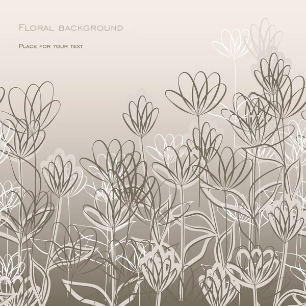 Fundo floral —  Vetores de Stock