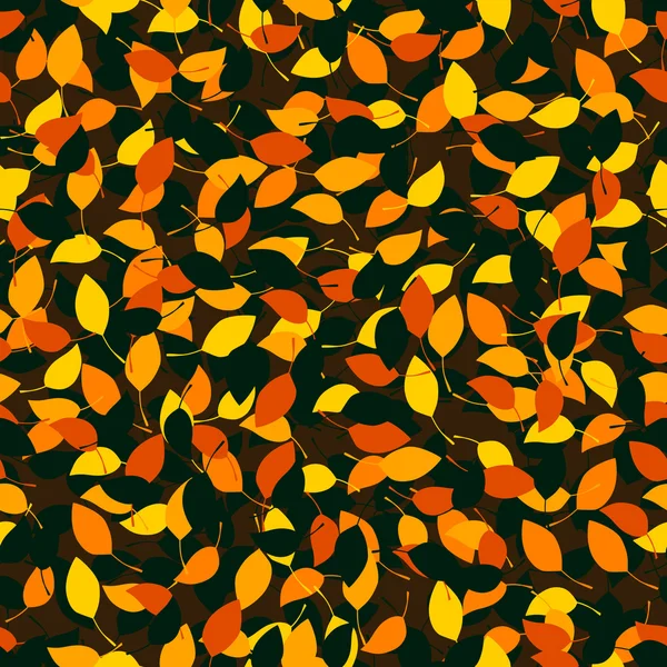 Nahtlose Blätter — Stockvektor