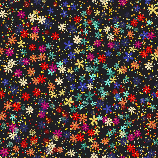 Fleurs sans couture — Image vectorielle