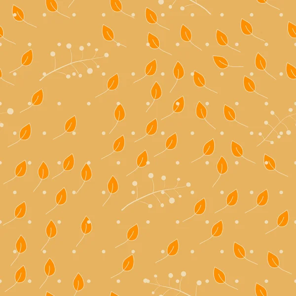 Nahtlose Herbstblätter — Stockvektor
