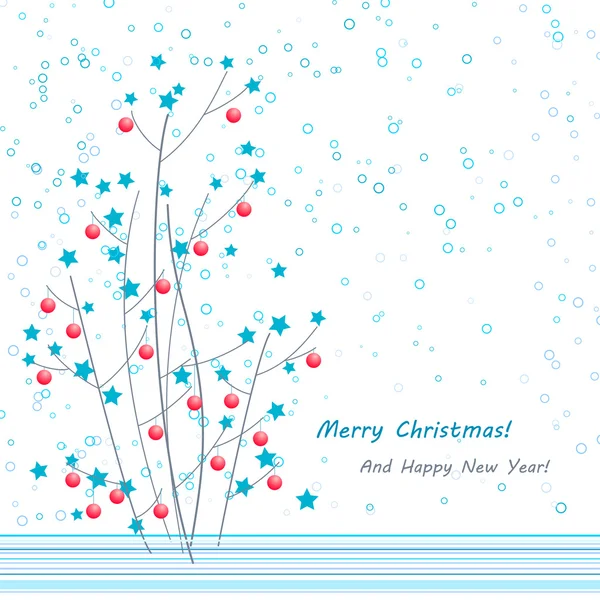 Christmas card — Stock Vector