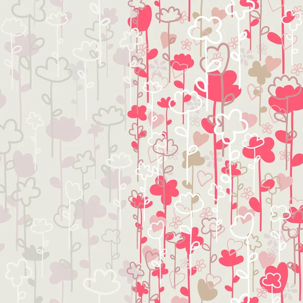 Fondo floral — Vector de stock