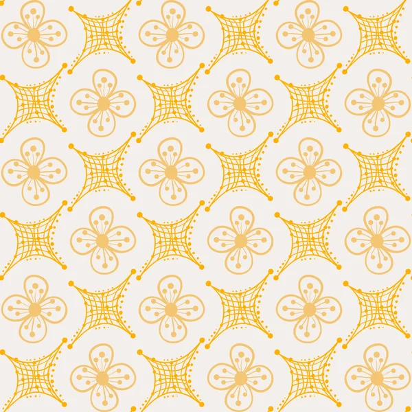 Seamless floral pattern — Stock Vector