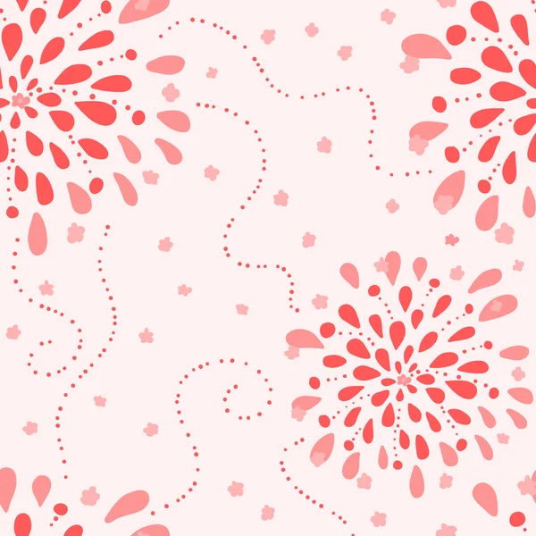 Seamless floral pattern — Stock Vector