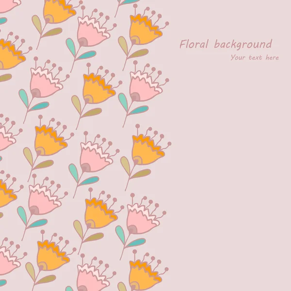 Fundo floral —  Vetores de Stock