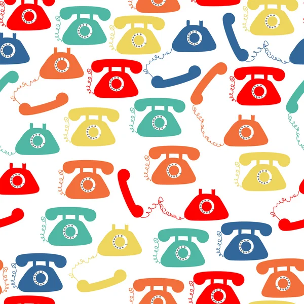 Dikişsiz retro telefonları