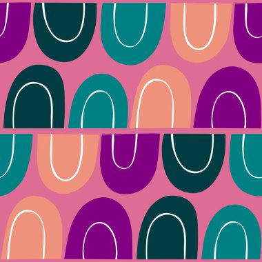 Soyut geometrik dikişsiz desen