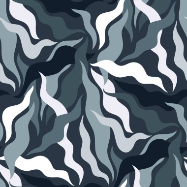 Soyut çiçek desenleri.