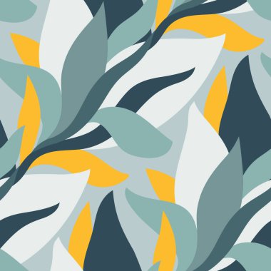 Soyut çiçek desenleri.