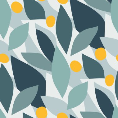 Soyut çiçek desenleri.