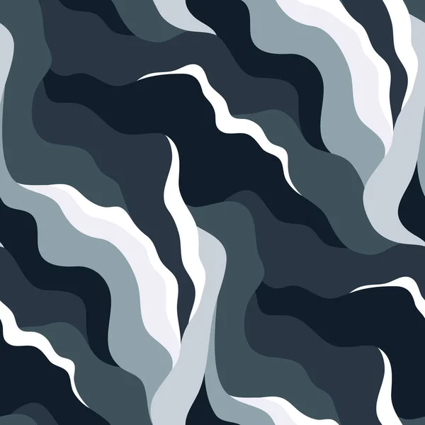波状線を用いたシームレスなパターン — ストックベクタ