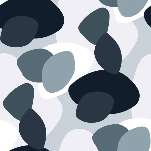 Vector Seamless Pattern Abstract Spots — Vettoriale Stock
