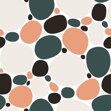 Soyut şekilli kusursuz vektör deseni