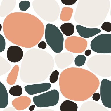 Soyut şekilli kusursuz vektör deseni