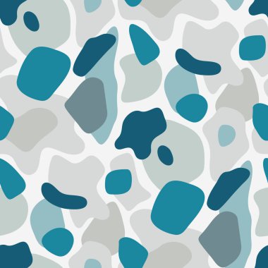 Soyut şekilli kusursuz vektör deseni