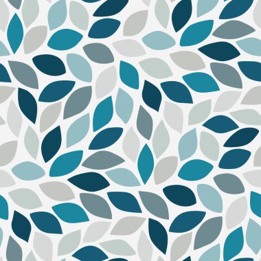 Soyut yapraklı kusursuz vektör deseni