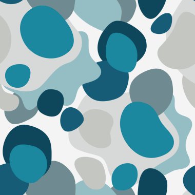 Soyut şekilli kusursuz vektör deseni