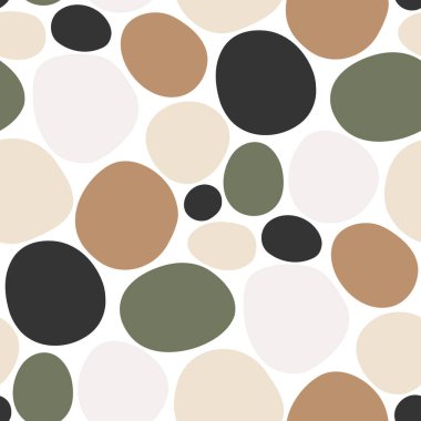 Soyut şekilli kusursuz vektör deseni