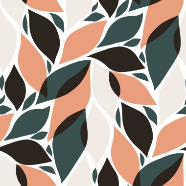 Soyut çiçek desenleri.