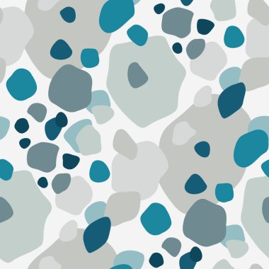 Soyut şekilli kusursuz vektör deseni