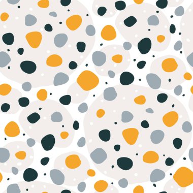 Soyut şekilli kusursuz vektör deseni