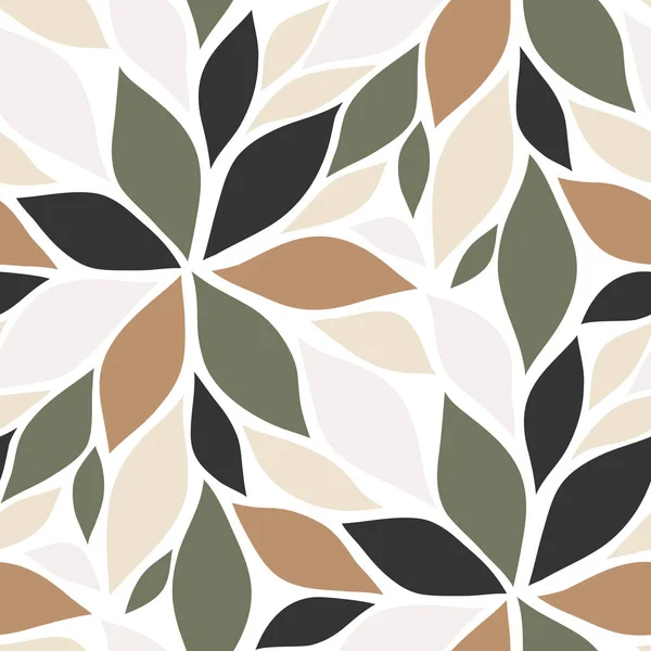 Patrón Floral Sin Costura Abstracto — Vector de stock