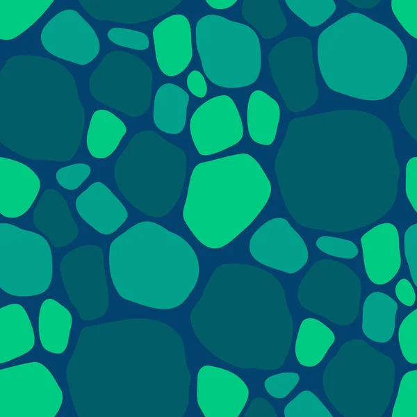 Dark Green Abstract Seamless Pattern — Vettoriale Stock
