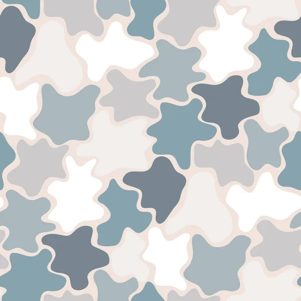 Nahtloses Camouflage Muster Pastellfarben — Stockvektor