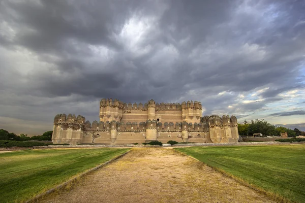 Castle of Coca, Segovia, Spain — Stock Photo, Image