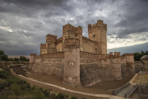 Castillo de Mota en Medina del Campo, Valladolid, España —  Fotos de Stock