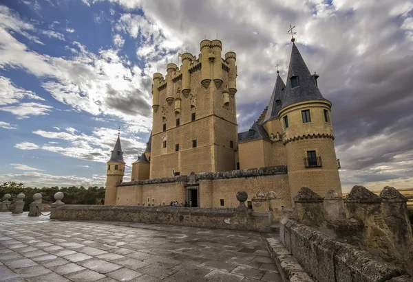 Vista del Alcázar de Segovia, Castilla-León, España —  Fotos de Stock
