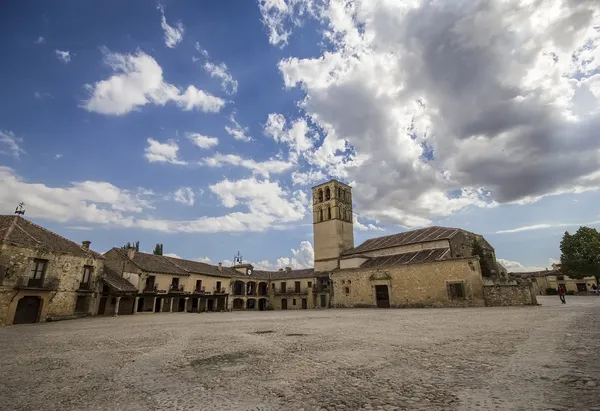 Plaza burgemeester van pedraza, segovia, castilla-León, Spanje — Stockfoto