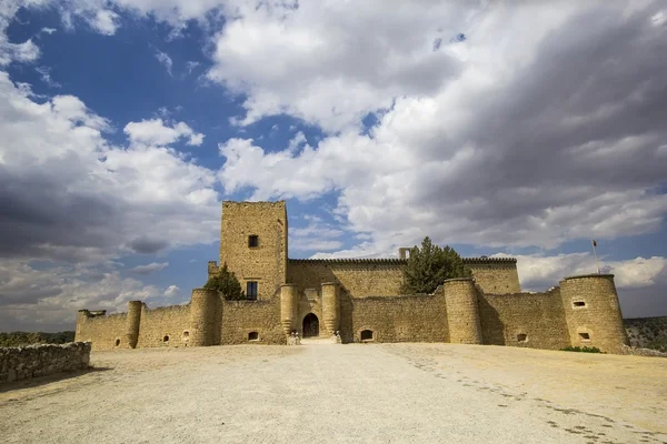 Pedrazas slott i Segovia, Castilla-Leon, Spania – stockfoto