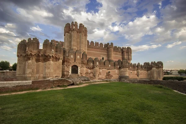 Viewpoint of Castle of Coca in Segovia, Castilla-Leon, Spain — Stock Photo, Image