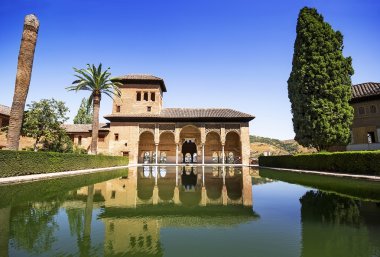 partal Sarayı'la alhambra, granada, Endülüs, İspanya